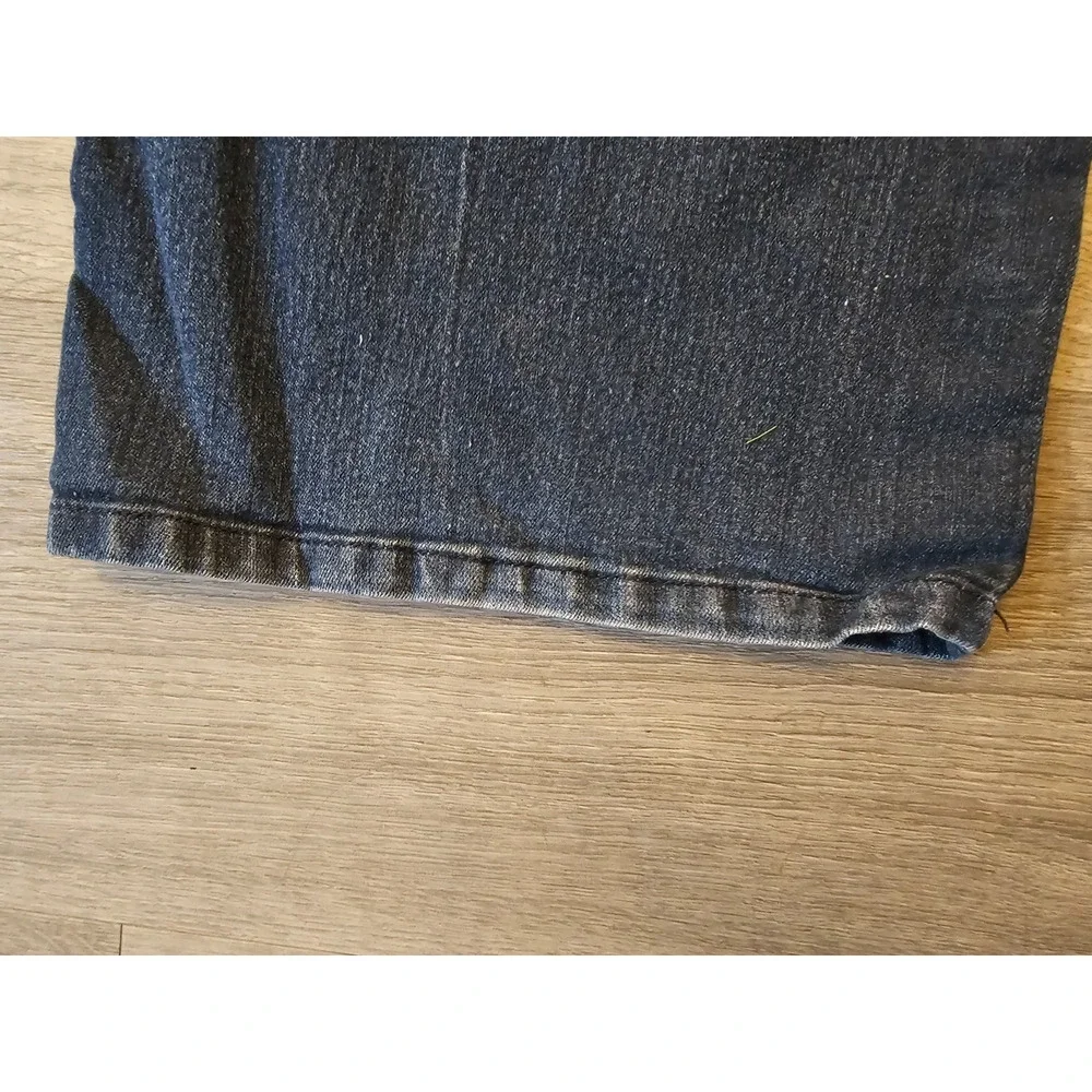 Michael Kors Womens Straight Leg Dark Wash Lightweight Stretch Jeans Plus 24W